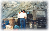 goods being transported in Shimshal, Pakistan