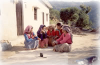 group of women in India
